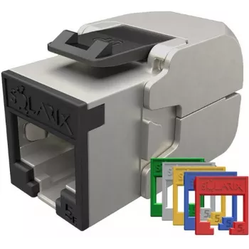 SOLARIX Cat.5E STP įrankio nereikalaujantis keystone lizdas, RJ45, baltas