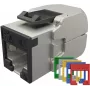 SOLARIX Cat.5E STP įrankio nereikalaujantis keystone lizdas, RJ45, baltas