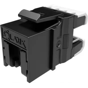 SOLARIX Cat.6 UTP RJ45 Tool-Free Keystone Jack, juodas