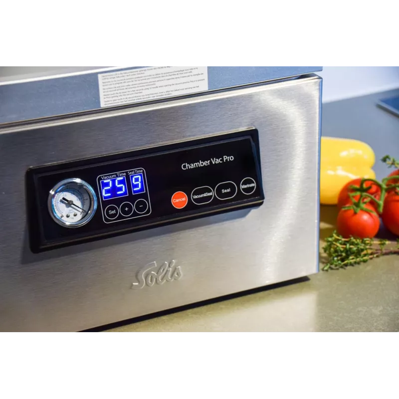 Solis Chamber Vac Pro (Type 5702) kamerinis vakuuminis pakuotojas S0136, 950 mbar, 350 W, nerūdijantis plienas
