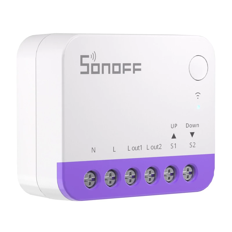 Sonoff MINI-RBS WiFi išmanusis mini roletų valdymo jungiklis (2 vnt.)
