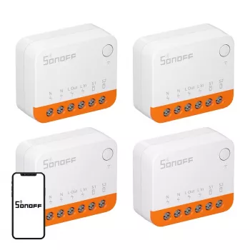 SONOFF MINIR4 (Extreme) Smart Switch, 4 rinkinys