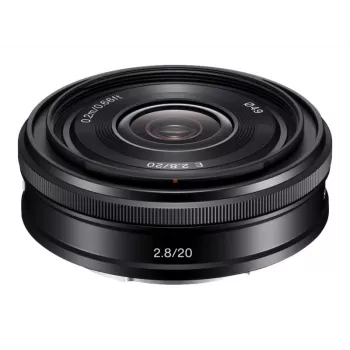 Sony SEL20F28B.SYX E-Mount 20mm f/2.8 pirminis objektyvas (juodas)