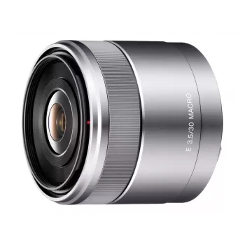 Sony SEL30M35S.SYX E-Mount 30mm f/3.5 makro objektyvas (sidabrinis)