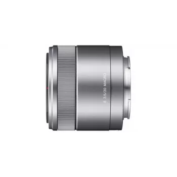 Sony SEL30M35S.SYX E-Mount 30mm f/3.5 makro objektyvas (sidabrinis)