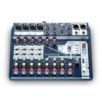 Soundcraft Notepad-12FX analoginis maišymo pultas su USB garso sąsaja ir Lexicon efektais