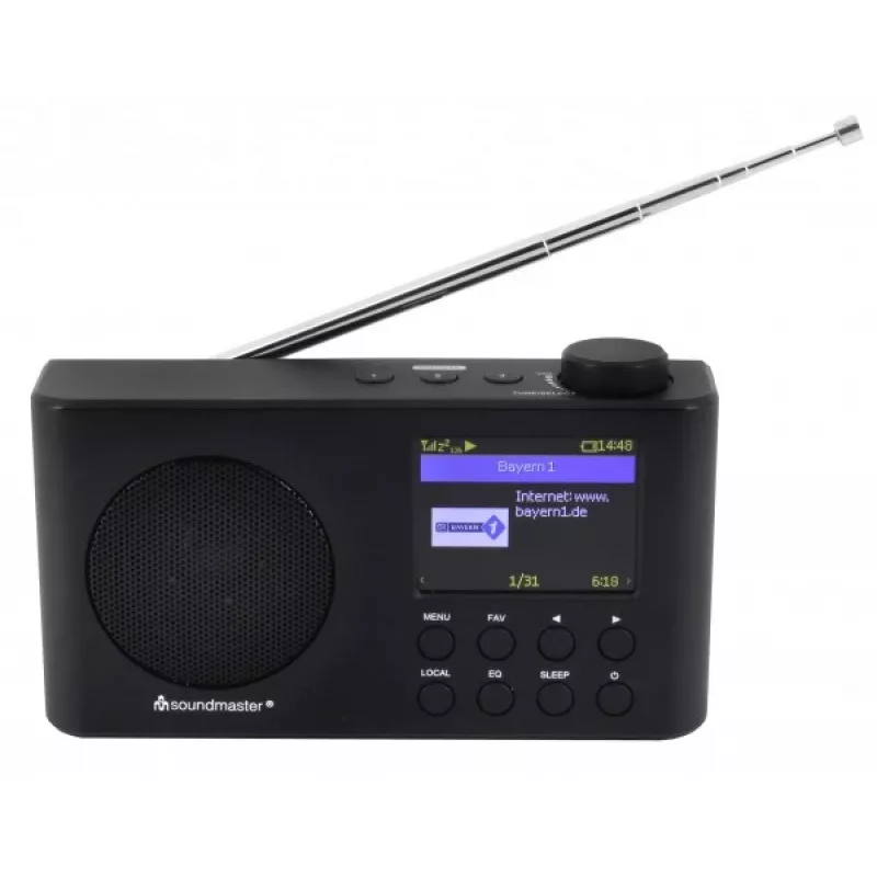 Soundmaster IR6500SW nešiojamas skaitmeninis radijo imtuvas Internet/DAB+/FM WLAN Bluetooth