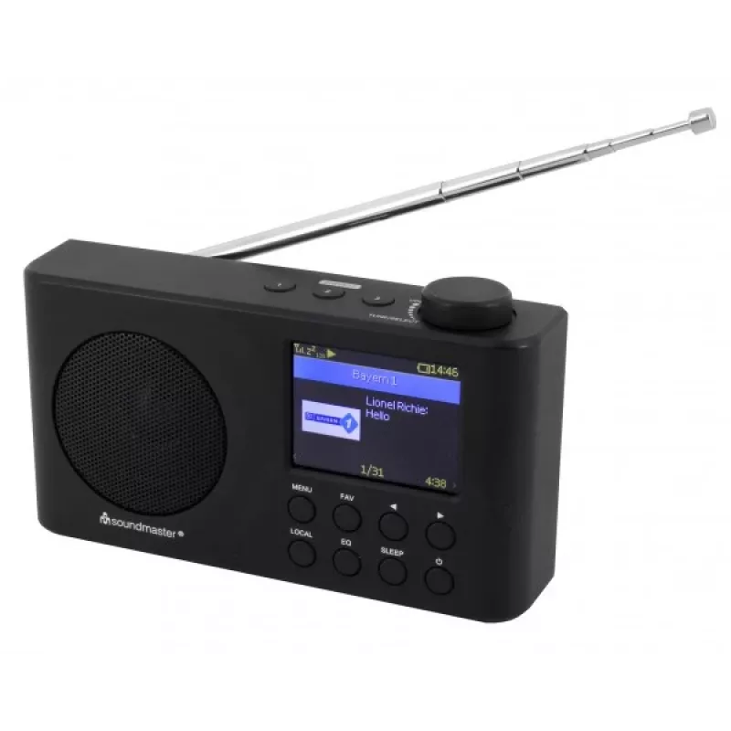 Soundmaster IR6500SW nešiojamas skaitmeninis radijo imtuvas Internet/DAB+/FM WLAN Bluetooth