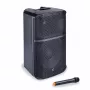Soundsation Provibe 10AIR Aktyvus 10 colių 2 krypčių PA garsiakalbis su Bluetooth ir USB MP3 grotuvu, 300W RMS, juodas