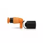 Source Storm Valve Hydration Bite Valve su Twist-Lock Shut-Off - Skaidriai Mėlyna