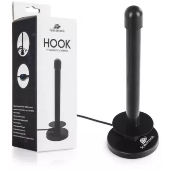 Spacetronik Hook TV DVB-T2 magnetinė antena su 28 dBi stiprintuvu ir 3 m laidu