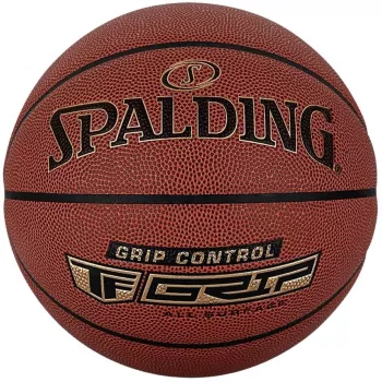 Spalding Grip Control Basketball 7 dydžio, rudos spalvos, kompozitinės odos, universalus krepšinio kamuolys