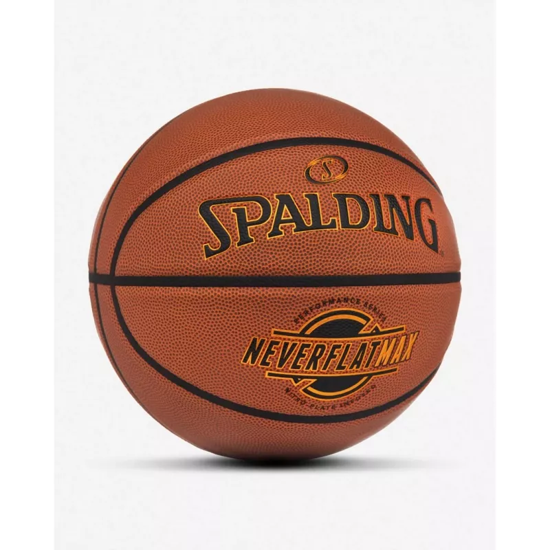 Spalding Neverflat Max krepšinio kamuolys, ruda, 7 dydis