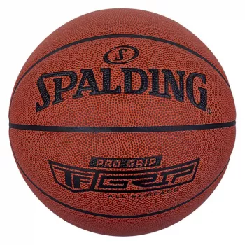 Spalding Pro Grip krepšinio kamuolys, 7 dydis – vidaus ir lauko, kompozitinė oda, gilūs grioveliai, 8 skydelių
