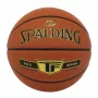Spalding TF Gold krepšinio kamuolys patalpoms ir laukui – oficialus 7 dydis, kompozitinė oda, patobulintas sukibimas, gilūs grioveliai, oranžinė