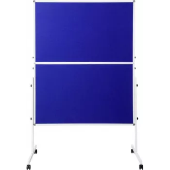 SpeaKa Professional Moderation Board SP-PB-B01 mėlyno filco 1250 x 1850 mm sulankstoma su ratukais dvipusė SP-12058196