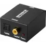 SpeaKa Professional SP-ATDAC-100 analoginio į skaitmeninį garso keitiklis RCA į Toslink ir koaksialinį 24 bitų/48 kHz juodas SP-13904368