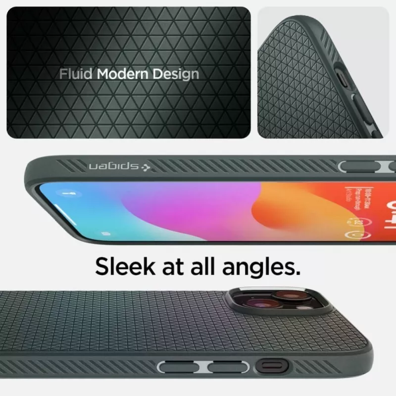 Spigen Liquid Air Dėklas, skirtas iPhone 15 – Abyss Green