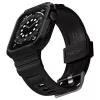 Spigen Apple Watch 44 mm sportinis dirželis su įmontuotu korpusu, juodas