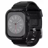 Spigen Apple Watch 44 mm sportinis dirželis su įmontuotu korpusu, juodas