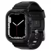 Spigen Apple Watch 44 mm sportinis dirželis su įmontuotu korpusu, juodas