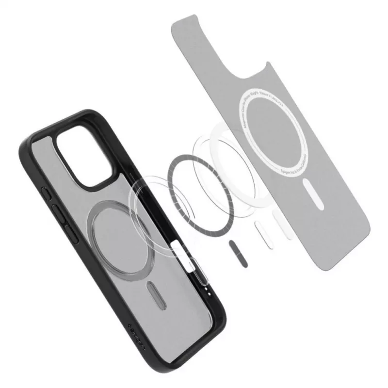 Spigen Ultra Hybrid Mag Dėklas su MagSafe, skirta iPhone 16 Pro - Juoda