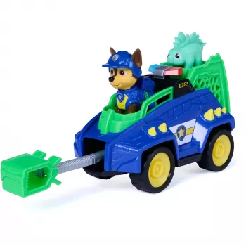 SPINMASTER Paw Patrol: The Dino Movie – Chase's Dino Rescue Cruiser