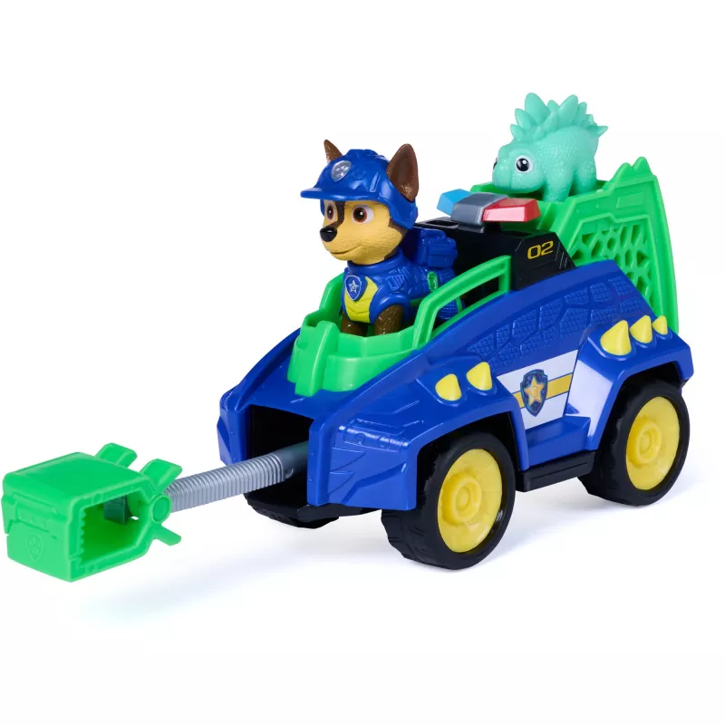 SPINMASTER Paw Patrol: The Dino Movie – Chase's Dino Rescue Cruiser