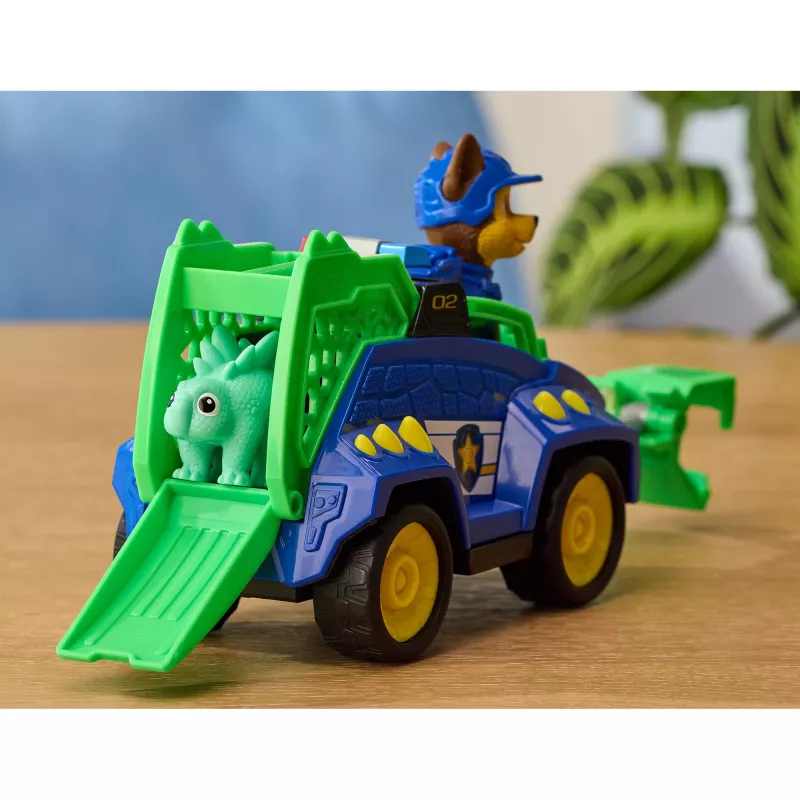 SPINMASTER Paw Patrol: The Dino Movie – Chase's Dino Rescue Cruiser