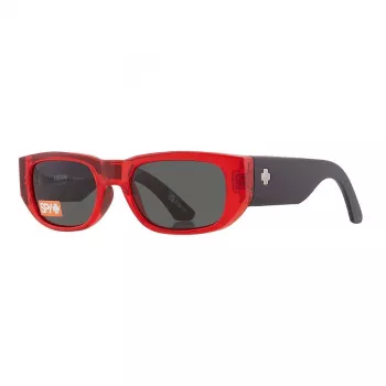 SPY Unisex akiniai nuo saulės 6700000000138 (54/20/145 mm) – juodas acetatinis rėmas, pilki lęšiai, UV400