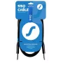 SSQ JMPJMP7 - 6.35 mm TS Mono Jack instrumentinis kabelis - 7 m, juoda