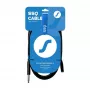 SSQ JSG5 - 3,5 mm lizdo į 6,3 mm lizdo stereo garso kabelis, 5 m, juodas