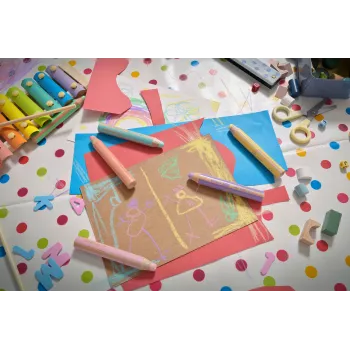 STABILO woody 3 in 1 Multitalentstift pastelinių spalvų pieštukų rinkinys - 6 vnt.