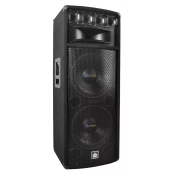 Stage Loudspeaker Q1240 - 12 colių 2 krypčių pasyvus pilno diapazono PA garsiakalbis, 400 W RMS, 8 omai, juodas