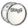 Stagg MABD-2012 žygiuojamasis bosinis būgnas 20 colių x 12 colių baltas