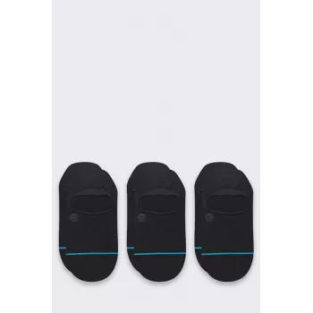 Stance Icon No Show 3 porų sportinės kojinės juodos (3 poros) | Kur.lt