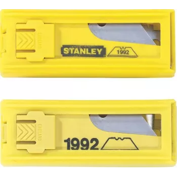 Stanley 0-11-921 Trapecinės Keičiamosios Geležtės, Didelio Anglies Plieno, 10 vnt.