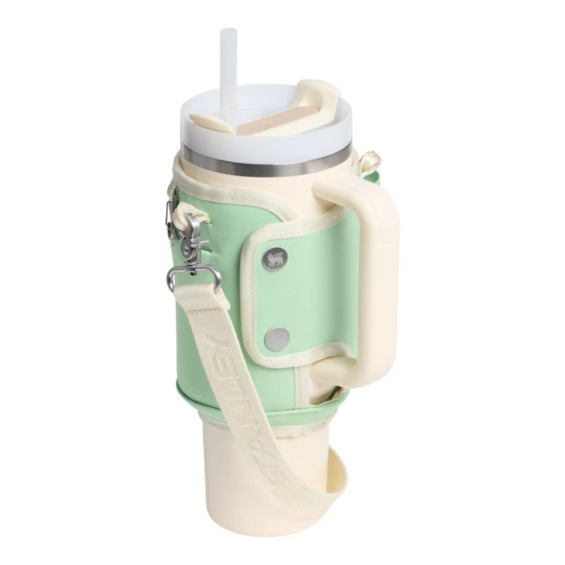 STANLEY nešiojimo dėklas, skirtas The All-Day Quencher Carry-All 1,18 l termosui su šiaudeliu - pistacijų spalvos