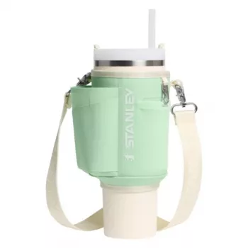 STANLEY nešiojimo dėklas, skirtas The All-Day Quencher Carry-All 1,18 l termosui su šiaudeliu - pistacijų spalvos