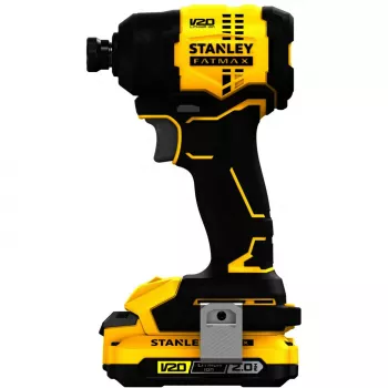 STANLEY Akumuliatorinis smūginis veržliaraktis SFMCF811D1T-QW, 18V, 2,0 Ah Li-Ion, juodas/geltonas, Pro-Stack dėklas