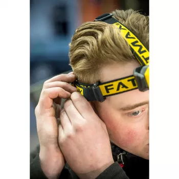 Stanley FATMAX 200 LM AAA žibintuvėlis ant galvos – juodas/geltonas