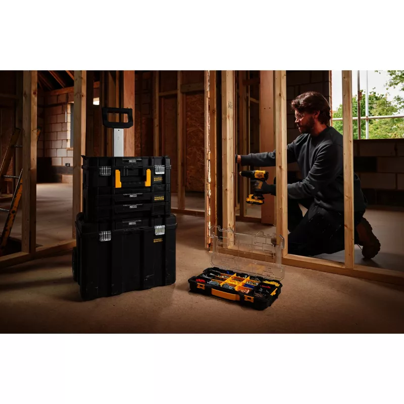Stanley FatMax Pro-Stack FMST17838-1 Flat Organizer 20 Skyrių Sukraunamas