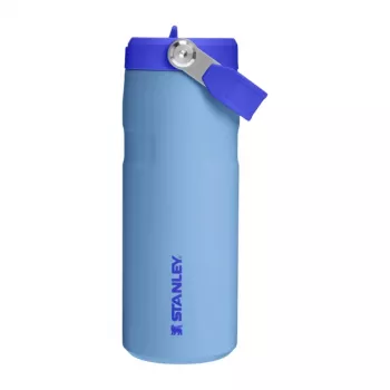 STANLEY IceFlow Bottle Flip Straw 2.0 0,47 l šviesiai mėlyna termosas su šiaudeliu