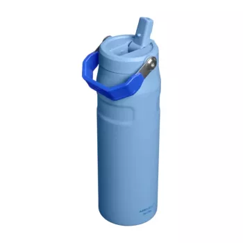 STANLEY IceFlow Bottle Flip Straw 2.0 0,71 L šviesiai mėlyna termo gertuvė su šiaudeliu