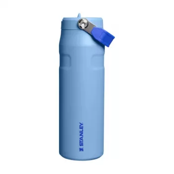 STANLEY IceFlow Bottle Flip Straw 2.0 0,71 L šviesiai mėlyna termo gertuvė su šiaudeliu