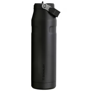 STANLEY IceFlow Bottle Flip Straw 2.0 1,06L juodas termosas su šiaudeliu