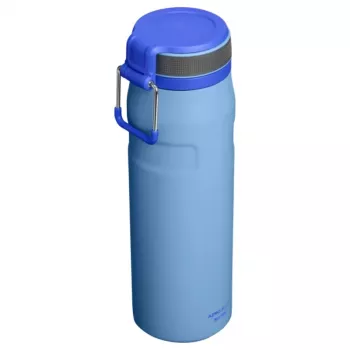 STANLEY IceFlow Bottle Twist Flip 0,71L šviesiai mėlyna vakuuminė termo gertuvė su šiaudeliu