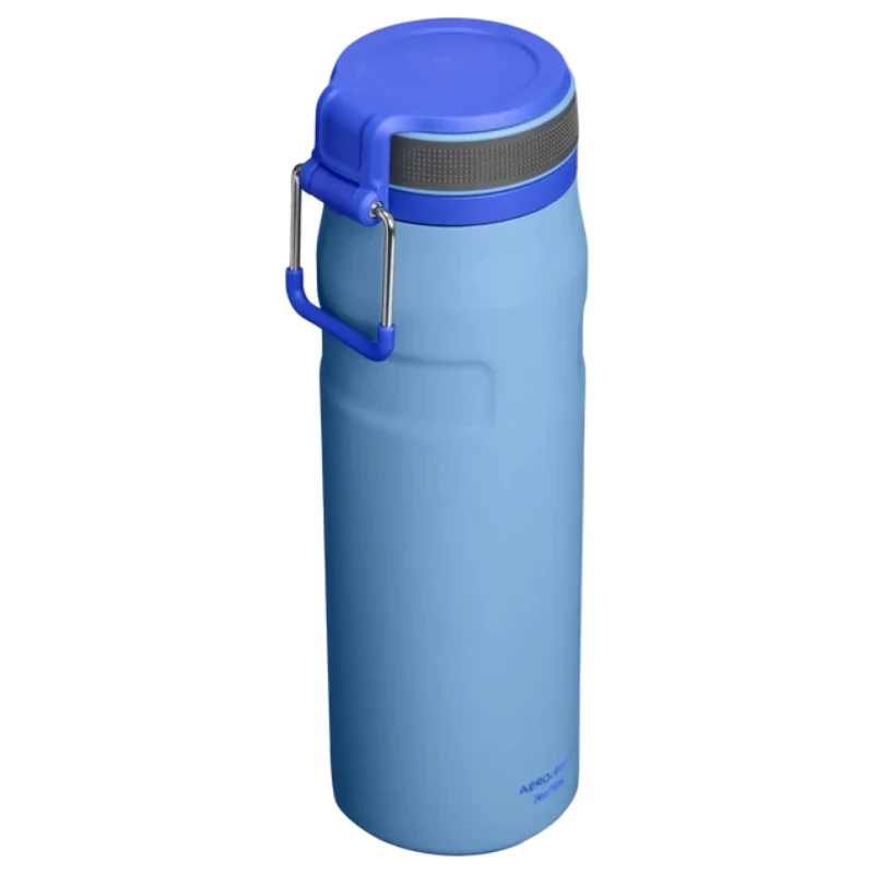 STANLEY IceFlow Bottle Twist Flip 0,71L šviesiai mėlyna vakuuminė termo gertuvė su šiaudeliu