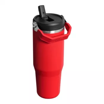 STANLEY IceFlow Flip Straw 2.0 gėrimų indas 0,89L tamsiai raudonas