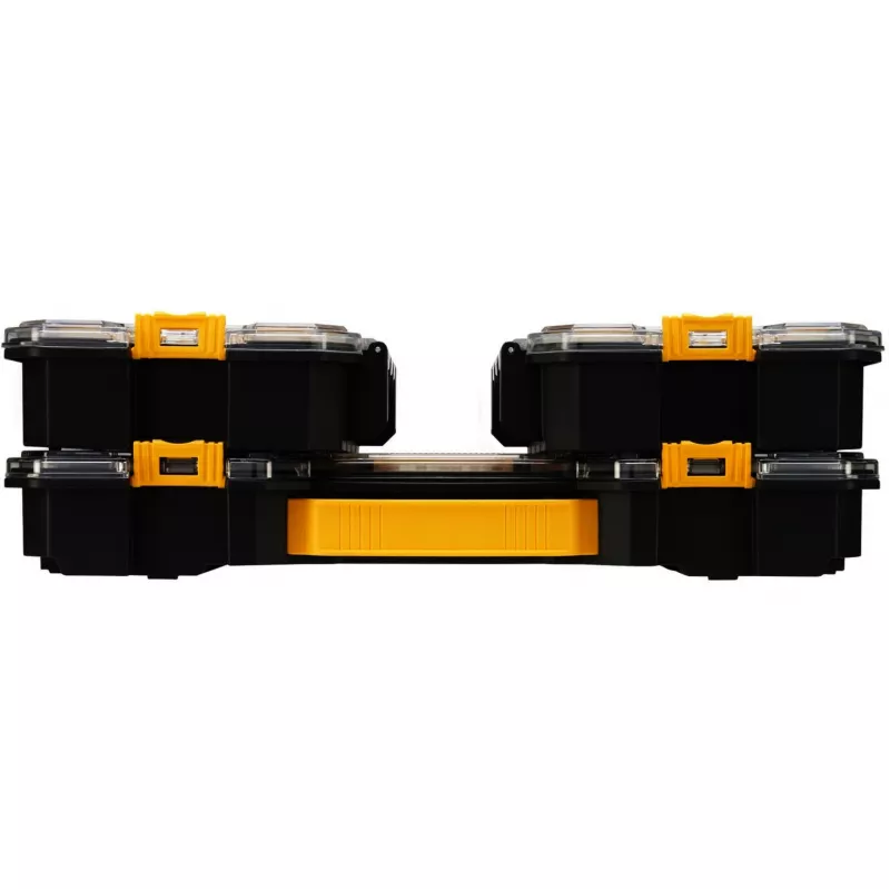 STANLEY PRO-STACK organizatorių rinkinys, 3 dalių, juodas/permatomas